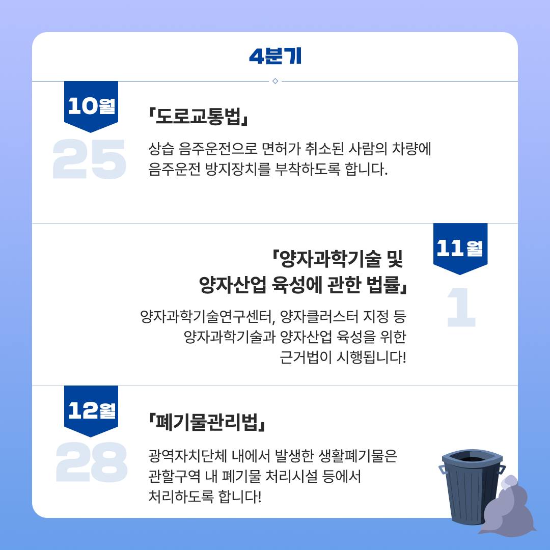 2024 달라지는 법령, 미리 확인하세요!