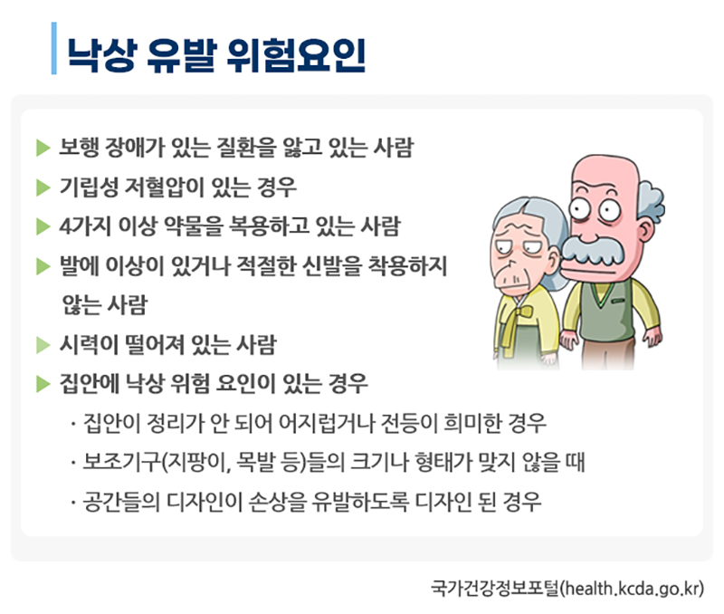 낙상 유발 위험요인