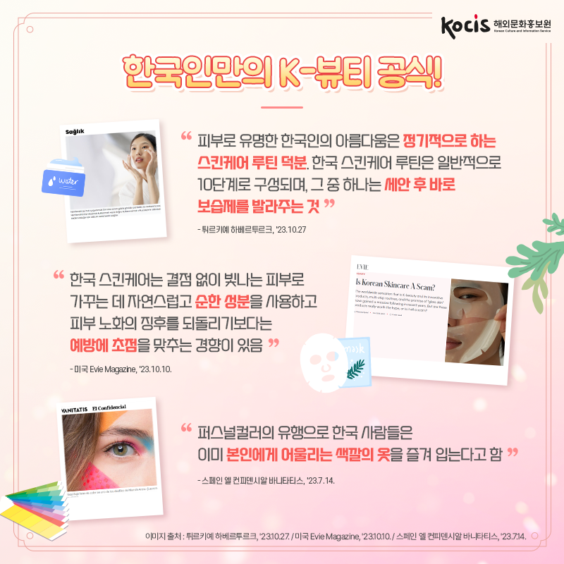 외신이 주목한 한국인의 아름다움의 비결, K-뷰티