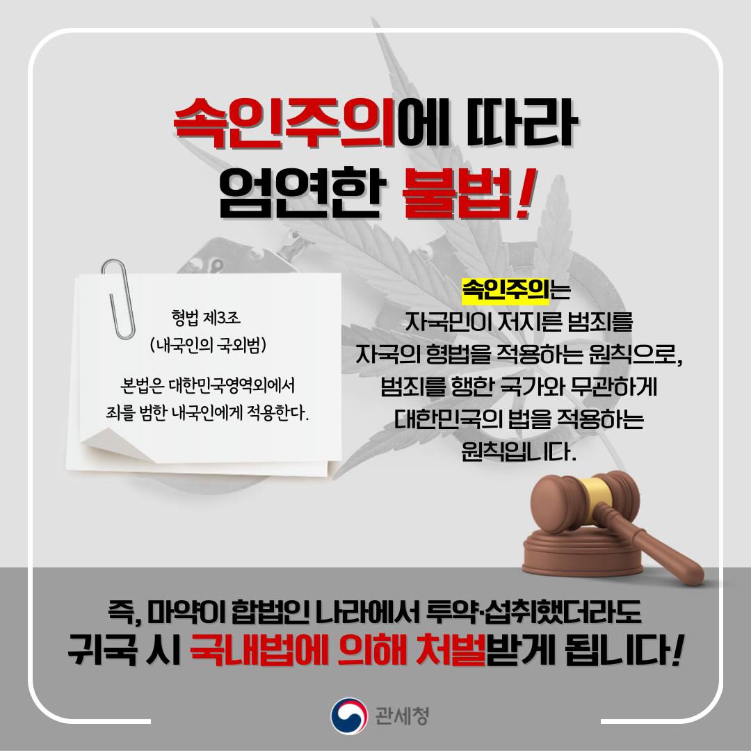 마약이 합법화된 나라에서 마약을 투약하면 벌어지는 일