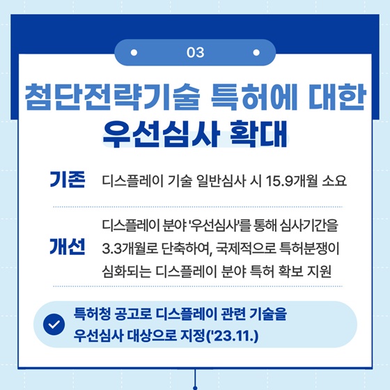 특허청 2023년 하반기 규제혁신 대표사례