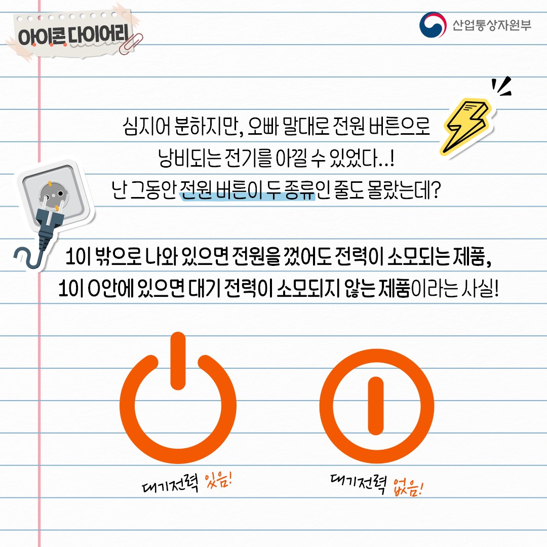 [아이콘 다이어리] 전원버튼의 두 얼굴?!