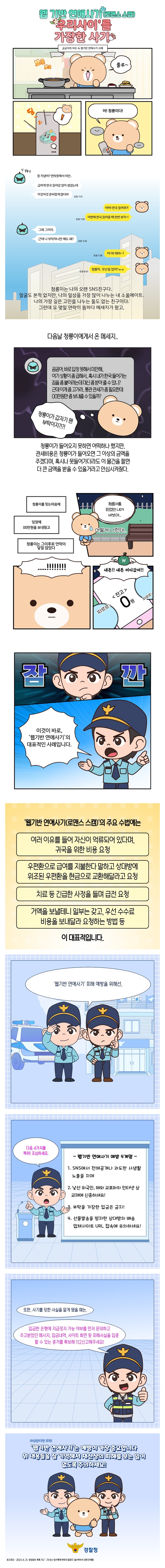 웹 기반 연애사기 ‘우리 사이’를 가장한 사기