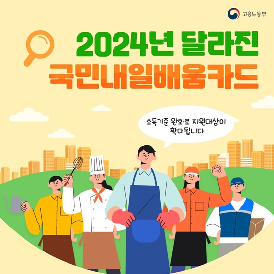 2024년 달라진 국민내일배움카드