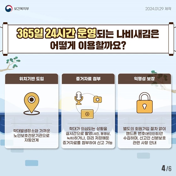 설 연휴에도 빈틈없이 학대노인보호를 추진합니다!