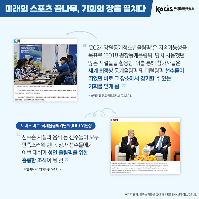 해외 언론들이 바라본 2024 강원 동계청소년올림픽