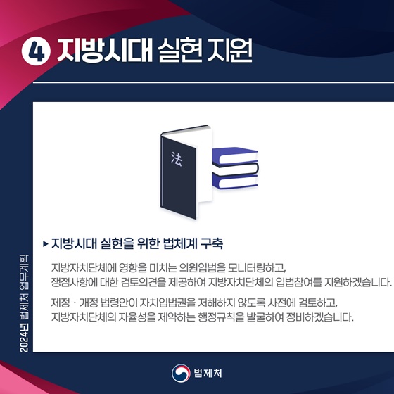 2024년 법제처 핵심 추진과제
