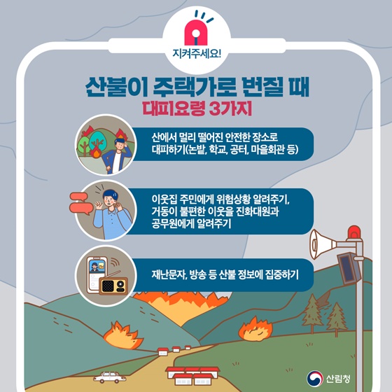 더 이상의 산불은 NO! 산불방지 국민행동요령