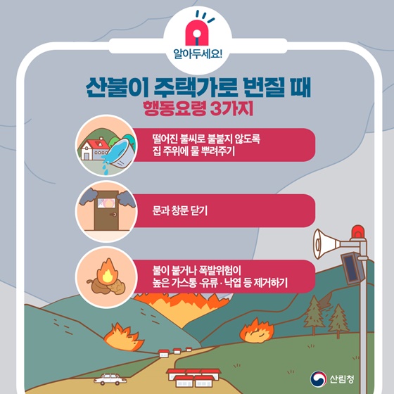 더 이상의 산불은 NO! 산불방지 국민행동요령
