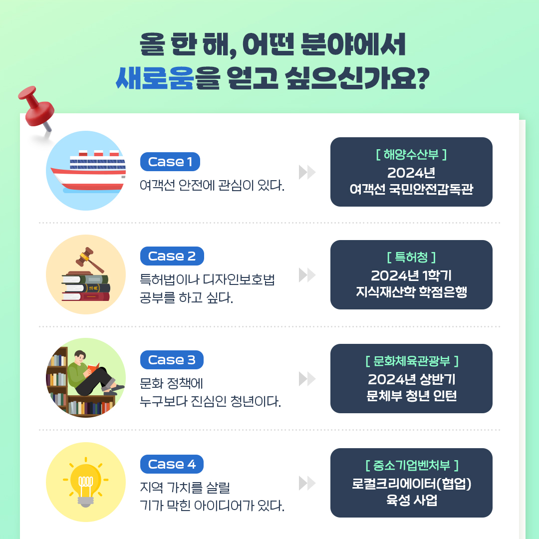 내 삶에 새로움 한 스푼~ 2024년을 더! 의미 있게 만들 활동