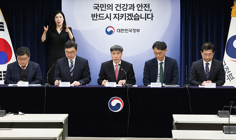 박구연 국무조정실 국무 1차장이 29일 정부서울청사에서 일본 후쿠시마 오염수 방류 관련 일일 브리핑을 하고 있다. (ⓒ뉴스1, 무단 전재-재배포 금지)