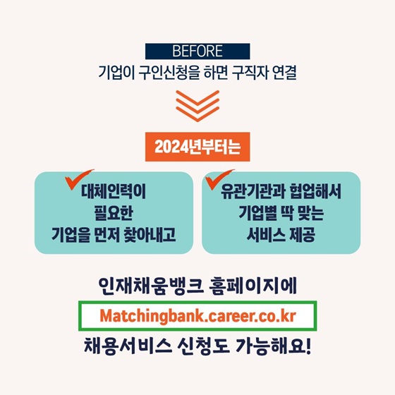 인재채움뱅크에서 대체인력 지원해 드려요!