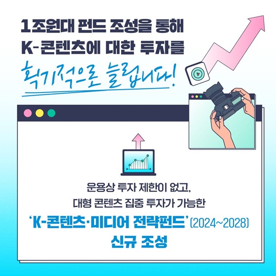 K-콘텐츠·미디어 국가전략산업으로 키운다!