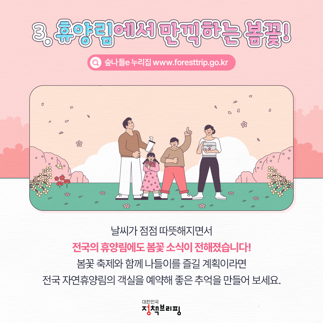 봄맞이 가이드북! 올봄, ‘이 정보’는 놓치지 마세요!