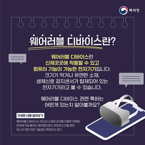 포스트 스마트폰 시대, 웨어러블 디바이스 특허