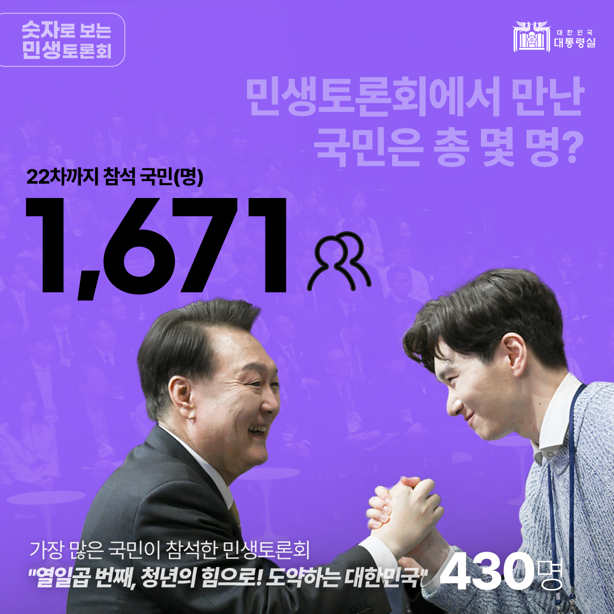 숫자로 보는 민생토론회