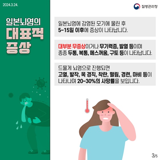 겨울잠 깬 모기 기지개? 일본뇌염매개모기 감시 시작