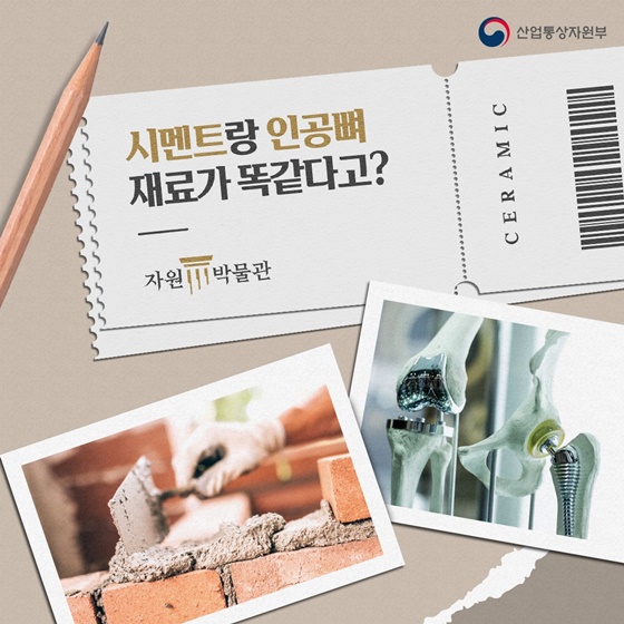 시멘트랑 인공뼈랑 재료가 똑같다?!