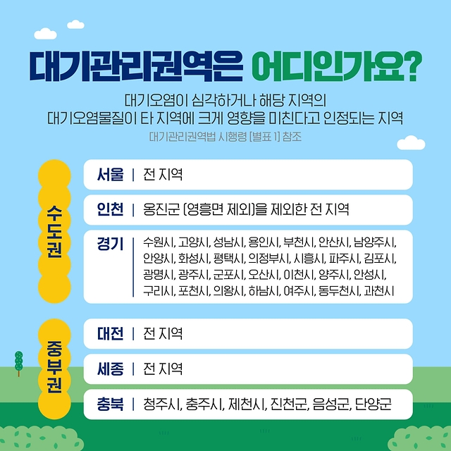 특정 용도 경유차 신규 사용 제한 시행