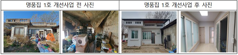 ‘명품집’ 1호 개선사업 전후. (사진=국가보훈부)