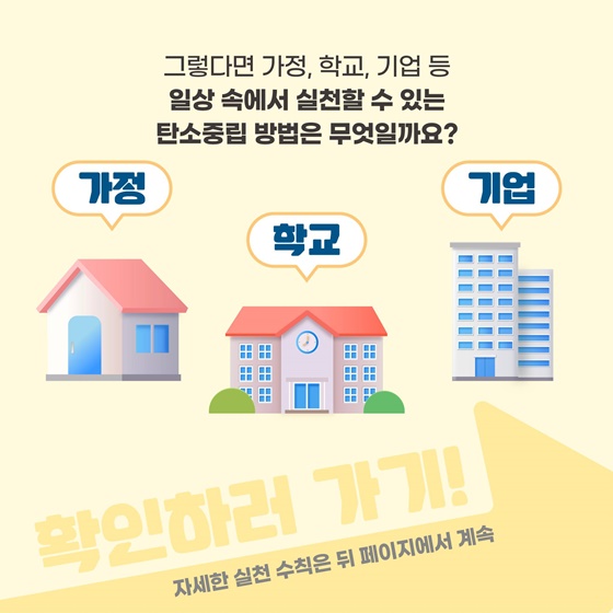 우리의 지구를 지키는 일상 속 탄소중립 생활실천