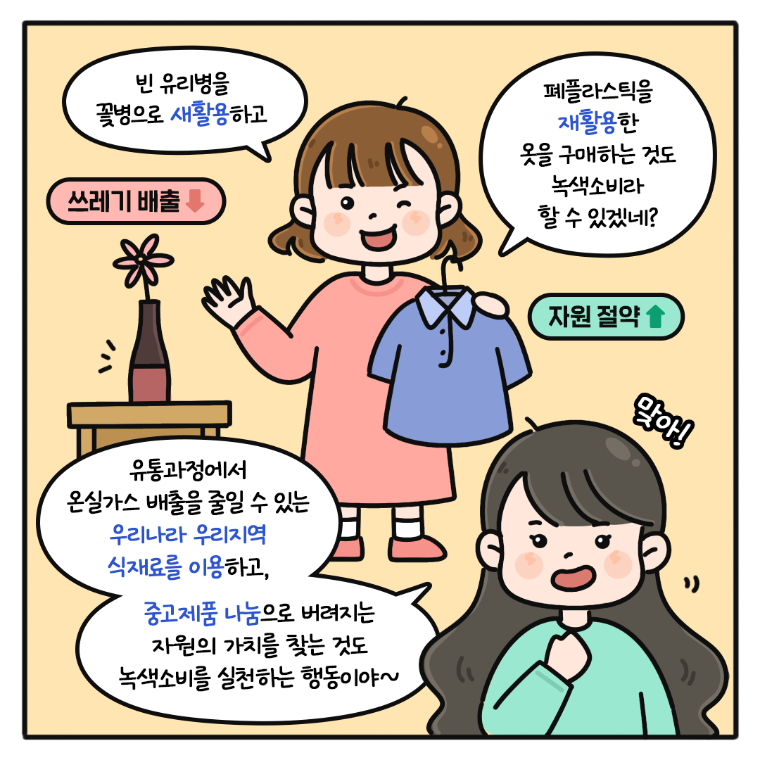 [오늘도 그린 하루 Ep.07] 잠깐, 구매 전 확인하세요! 지구를 위한 녹색소비