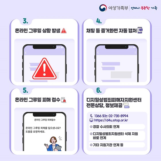 SNS, 채팅 등에서 누군가 성적인 대화를 유도한다면?