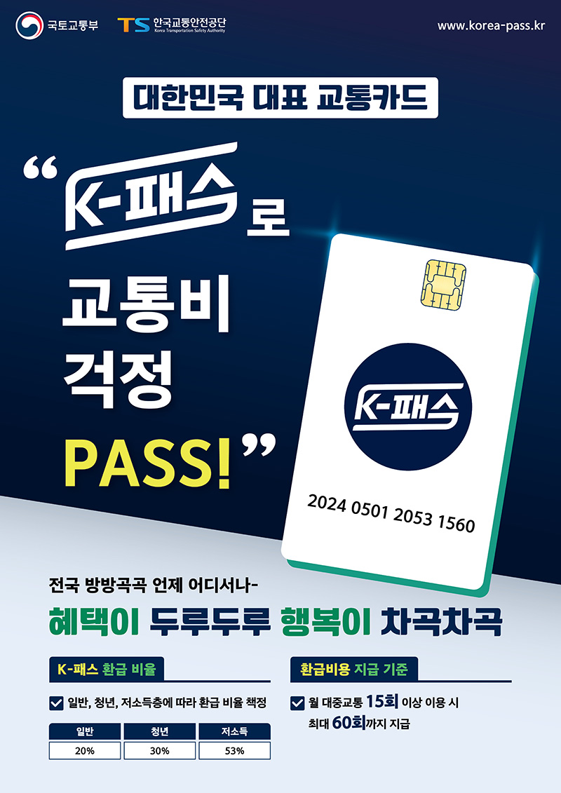 K-패스 홍보 포스터. (이미지=국토교통부)