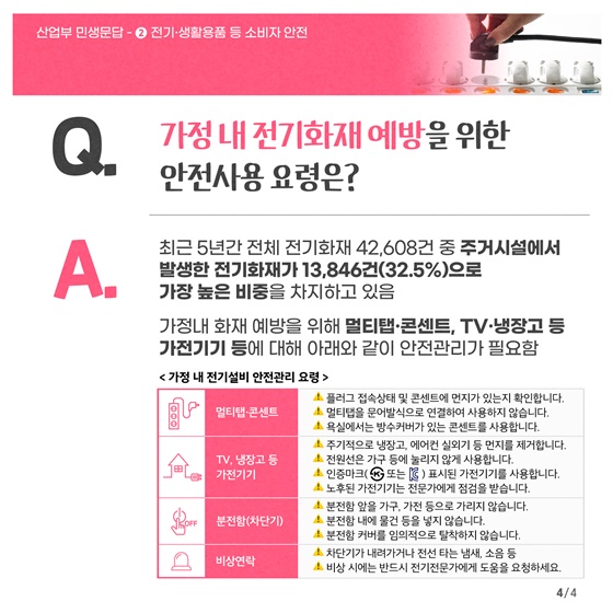 [민생문답] ② 전기·생활용품 등 소비자 안전 편