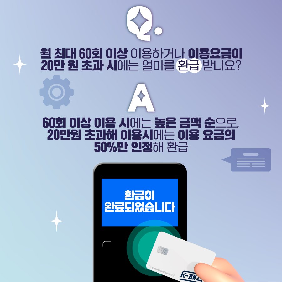 20일만에 120만 명 가입한 ‘K-패스’ 궁금증 3가지