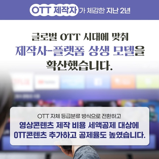 [정부 출범 2주년] 콘텐츠 분야 이렇게 달라졌습니다!