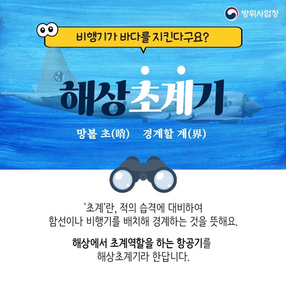 바다를 지키는 비행기가 있다?