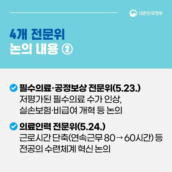의료개혁특위 산하 전문위 본격 가동 중…개혁 방안 구체화