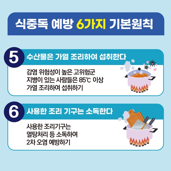 식중독 걱정없이 안전한 여름철 수산물 즐기기