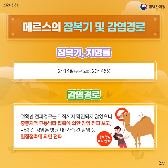 중동지역 여행자를 위한 메르스 예방수칙!
