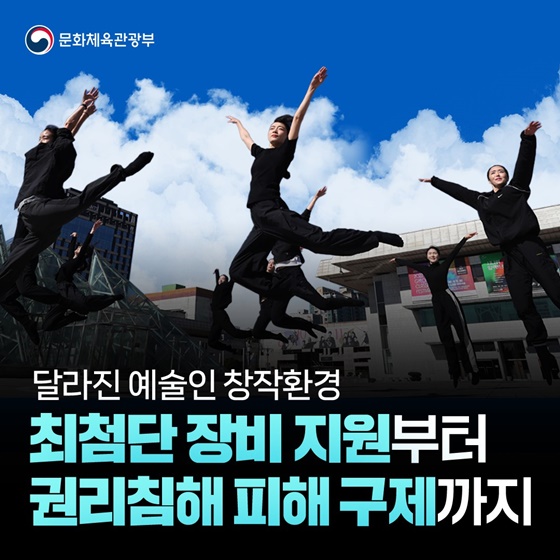 최첨단 장비 지원부터 권리침해 피해 구제까지…달라진 예술인 창작환경