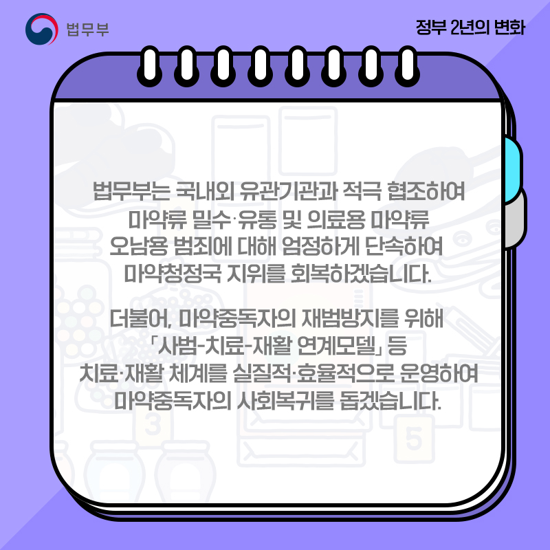 [정부 출범 2주년] ④ 마약범죄 중요성 재인식