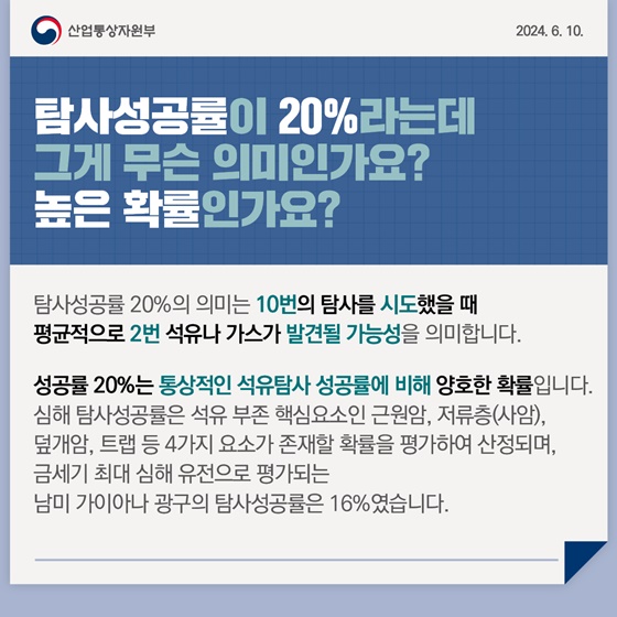 동해 심해 가스전 관련 Q&A
