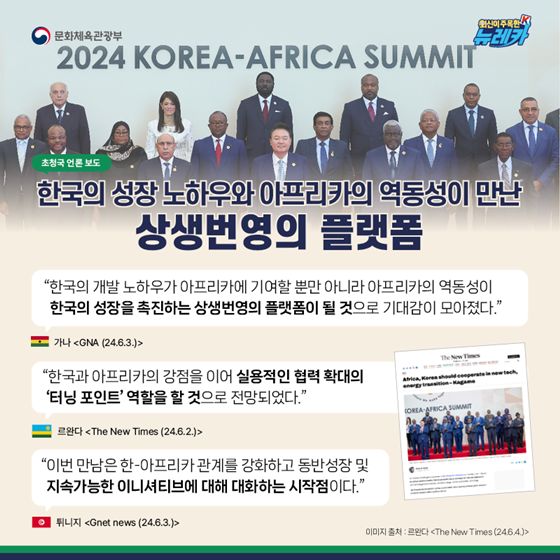 동반성장, 지속가능성, 연대, 2024 한-아프리카 정상회의