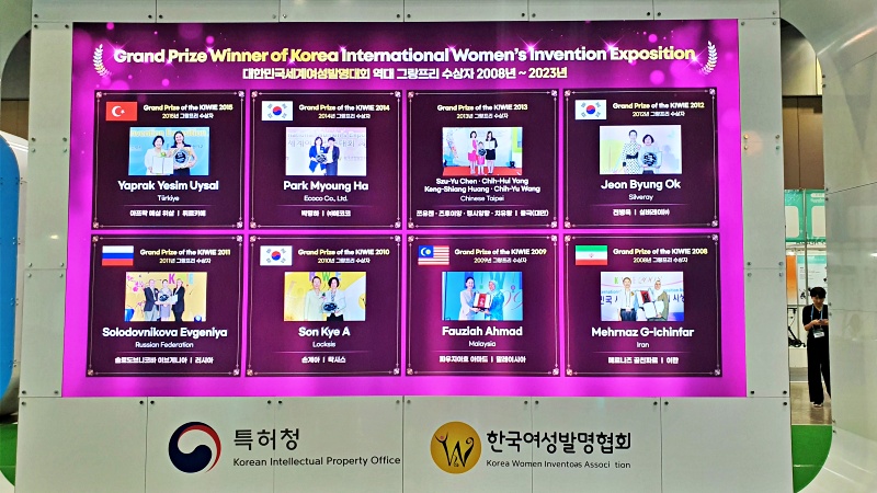대한민국세계여성발명대회 역대 그랑프리 수상자