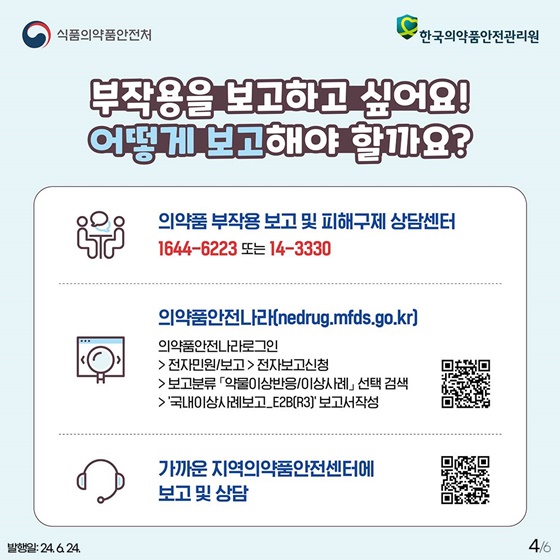 의약품 부작용이 의심된다면, 어떻게 대처해야 할까요?