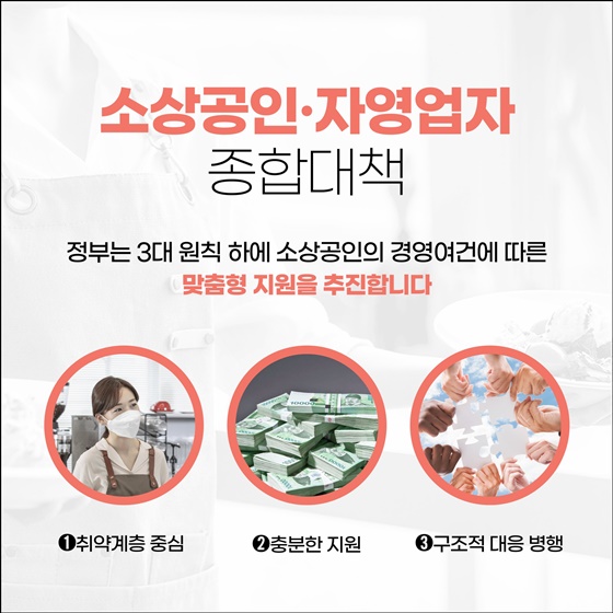 소상공인 영업·재기 돕는 새출발 희망 프로젝트