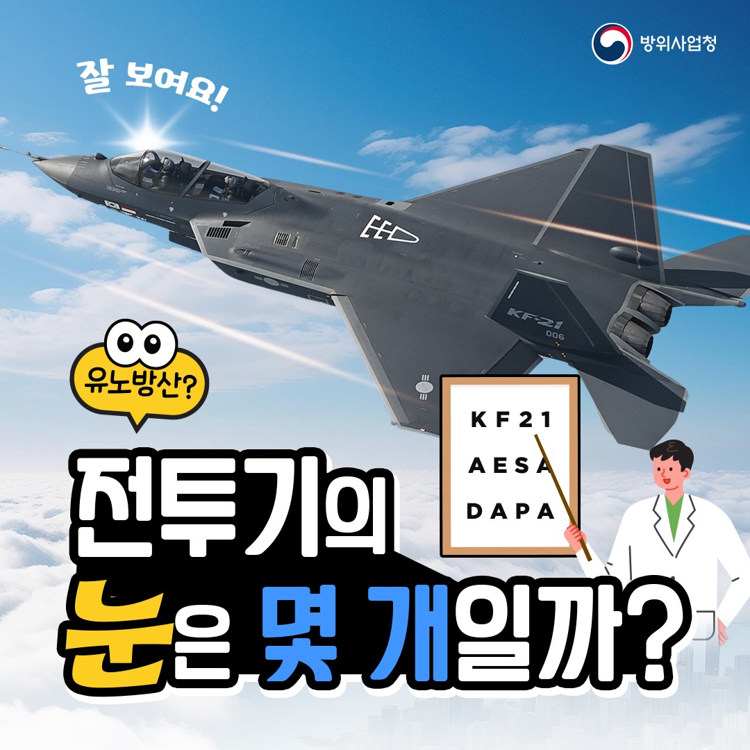 전투기의 눈은 몇 개일까?