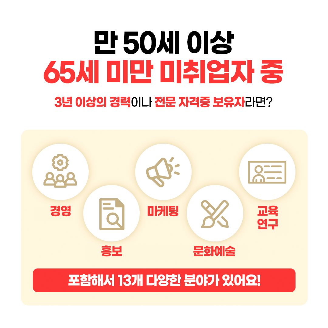 경력 활용하고 소득도 얻는 ‘신중년경력형일자리’