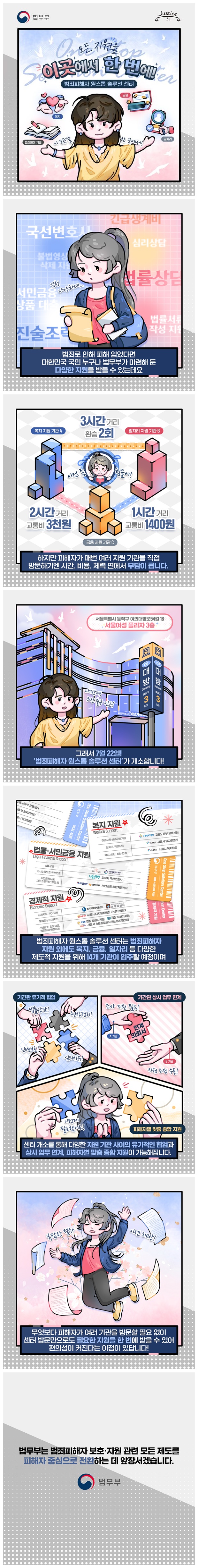 모든 지원을 한 번에! 범죄피해자 원스톱 솔루션 센터