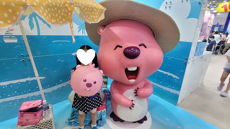 포토존 이벤트를 하면 캐릭터 상품을 받을 수 있어 참여해보았다.