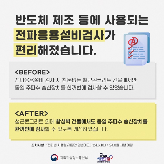 과학기술정보통신부 2024년 상반기 규제혁신 대표사례