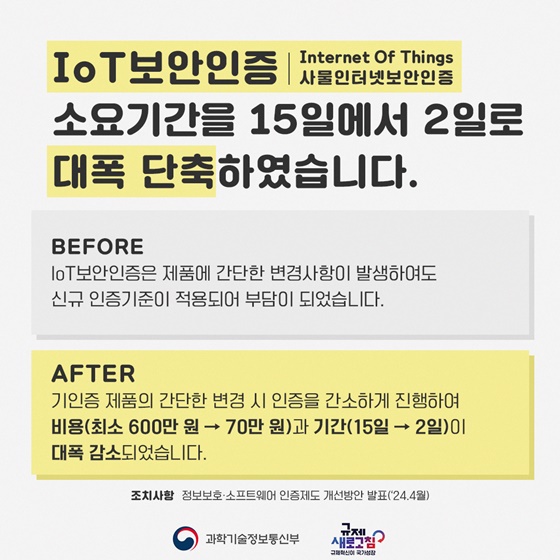 과학기술정보통신부 2024년 상반기 규제혁신 대표사례
