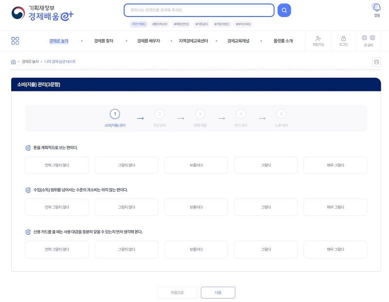 나의 EBTI 테스트