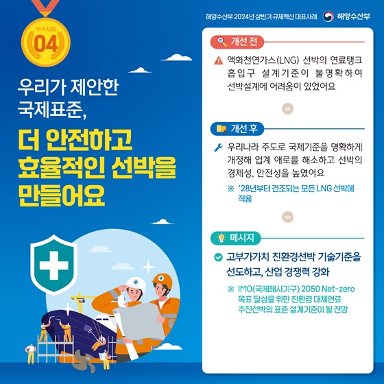 2024년 상반기 해양수산부 규제혁신 대표사례